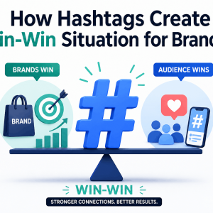 Hashtags help brands increase visibility engagement and audience connections online