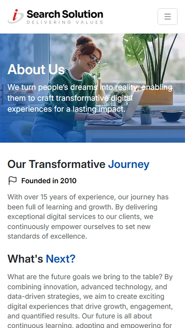 iSearchSolution About Page